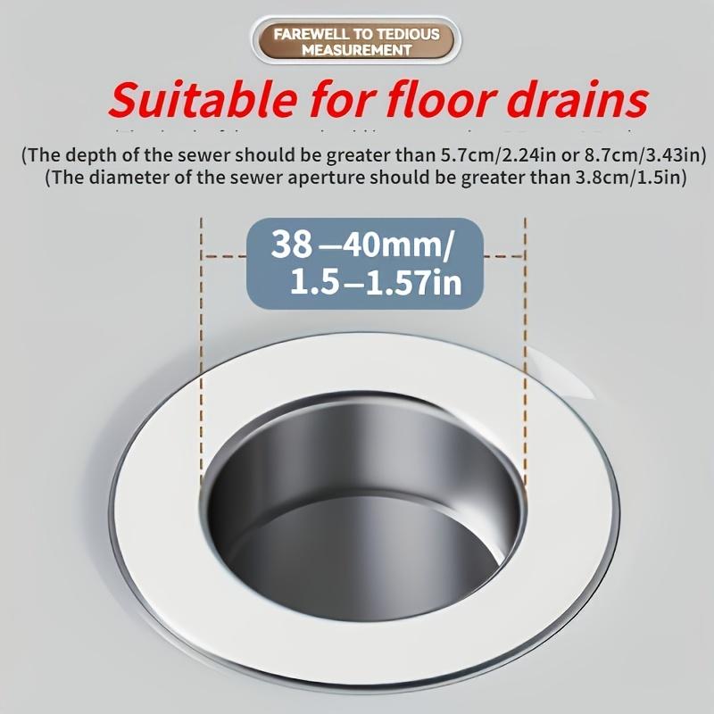 1pc Bathroom Sink Plug Stopper Stainless Steel Filter Basket Sink Drain Hair Catcher for Washroom Restroom Kitchen