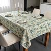 Dining Table Kitchen Party Celebration Rectangle Cotton Linen Material Soft Washable Fabric Indoor Home Table Cloth