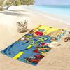 Rocket Power Cartoon Print Beach Towel, Large Soft Quick Dry Towel for Beach Camping Swimming