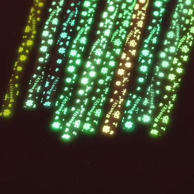 2025 Colorful Luminous Glitter Decorative Origami Paper Stars Paper Craft Paper for DIY Arts Craft