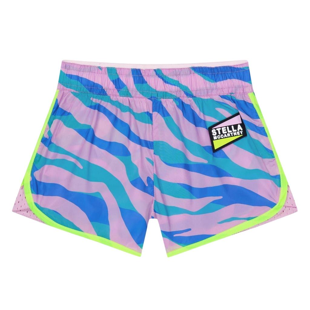 Stella McCartney Girls Zebra Print Shorts