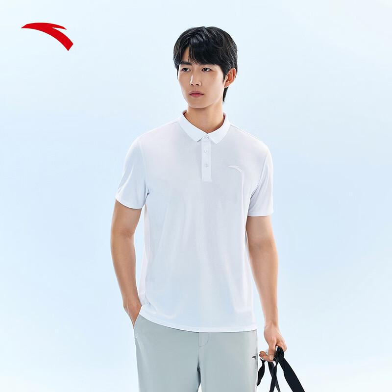 ANTA Men s Quick-Dry Ice Silk Polo T-Shirt M
