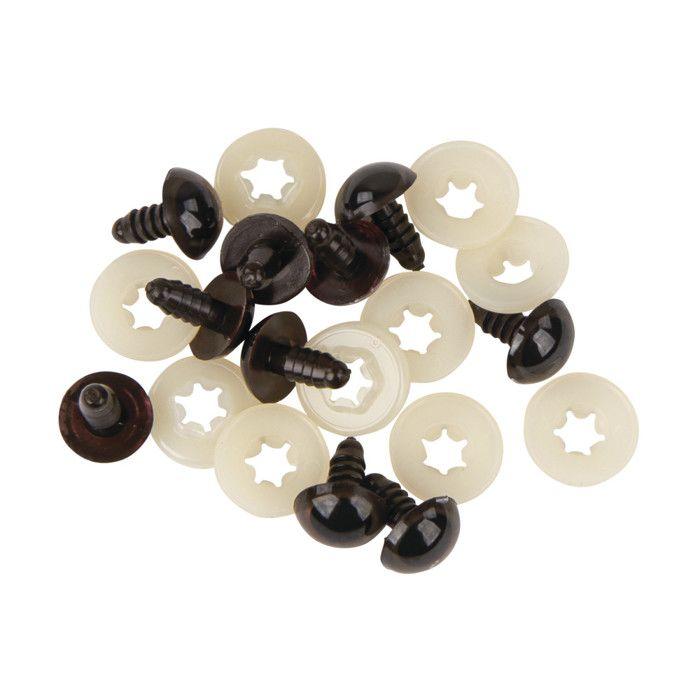 Yeux d'animaux - RAYHER - Blister - Idéal pour créations manuelles - Accessoire créatif - 10 pièces