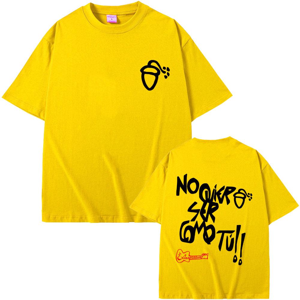 Rock Band EXTREMODURO Tour 2026 Tshirt Unisex Women Fashion Hip Hop Gothic Streetwear Male Retro Oversized Crewneck T Shirts Tops