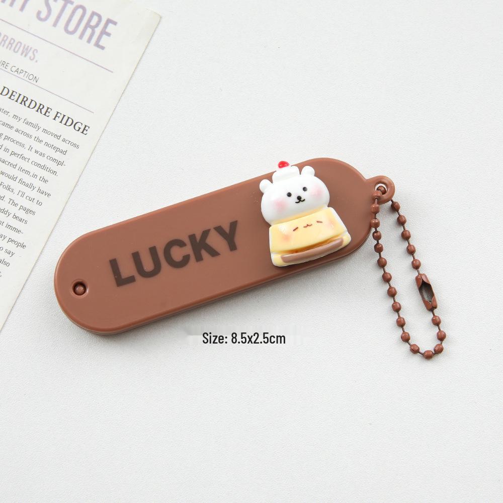 Portable Cartoon Folding Comb for Kids & Women's Bangs - Cute & Compact Hair Styling Tool