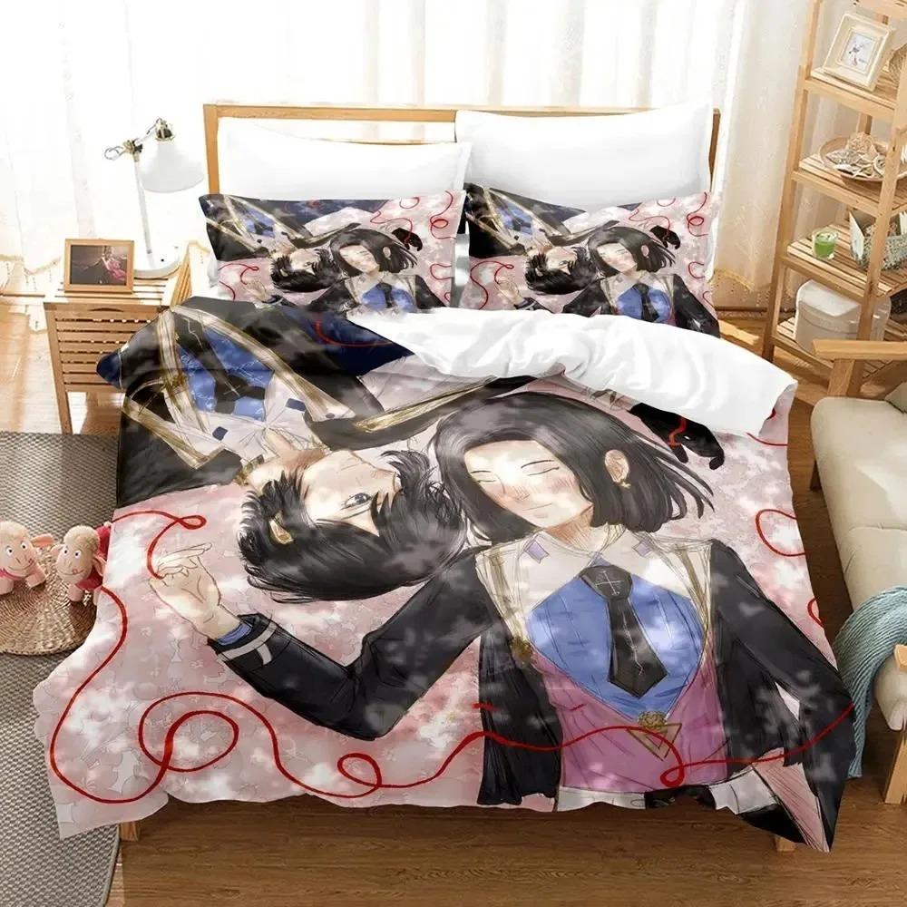 Anime Spel DAIROKU AYAKASHIMORI Sängkläder Påslakan Sängset Quiltöverdrag Örngott Täcke King Queen Size Pojkar Vuxen