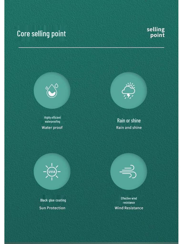 Guarda-chuva dobrável compacto anti-UV - Leve, portátil, proteção unissex contra sol e chuva