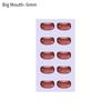styles Decals cute MouthChips Paper Face Organ Paster Cartoon Mouth Stickers Anime Figurine Doll