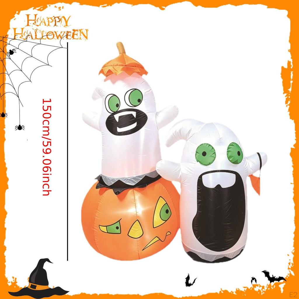 59inch Halloween Inflatable Toy Funny Ornament for Holiday Outdoor Courtyard