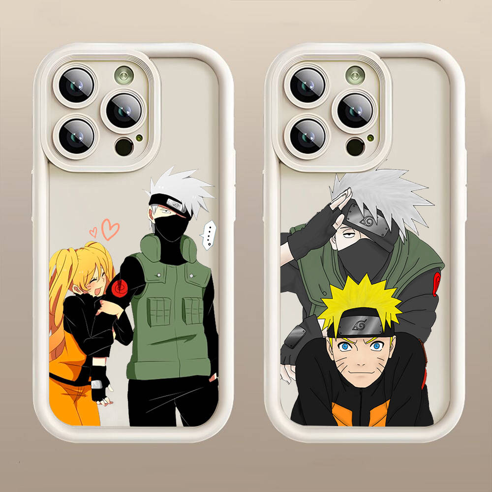 Pouzdro D-34 Naruto Kakashi pro iPhone 15 14 13 12 8 Plus Samsung S24 S23 Ultra A04S A05S Huawei P40 P50 P60 Nova 11 Pro Max OPPO A17K Reno 10