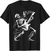 Skelett spielt Gitarre Unisex T-Shirt