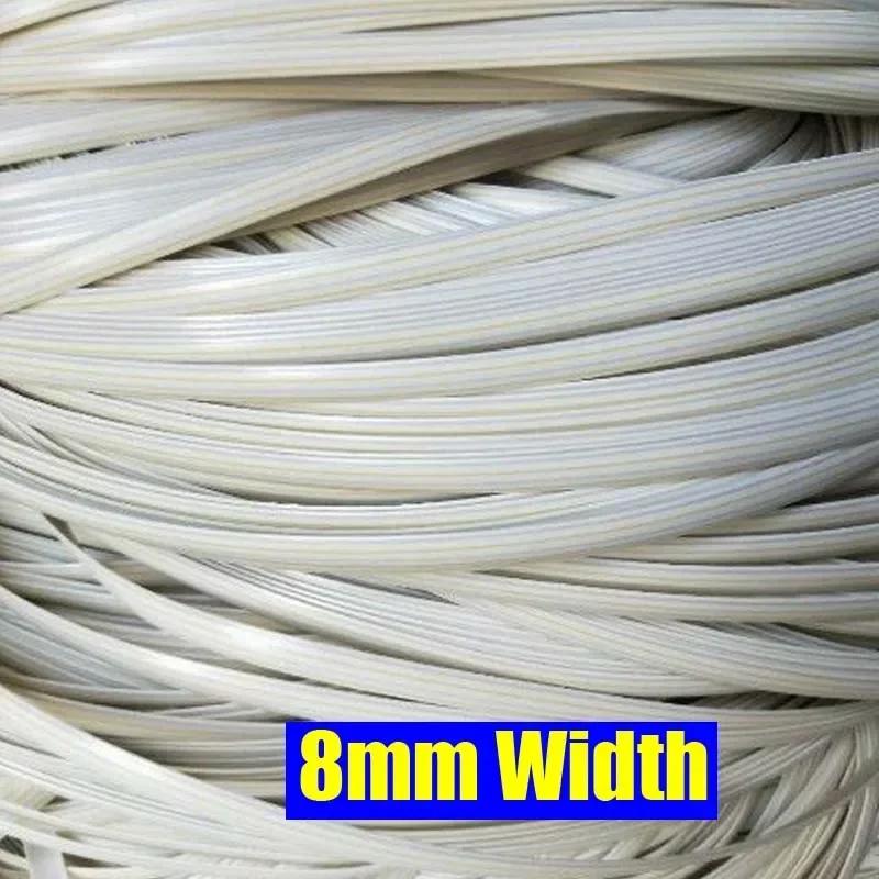 500g 31 Types Thicker Round/Flat PE Synthetic Rattan Material For Weaving Basket Chair Sofa Table Repair DIY Craft Plastic Rope