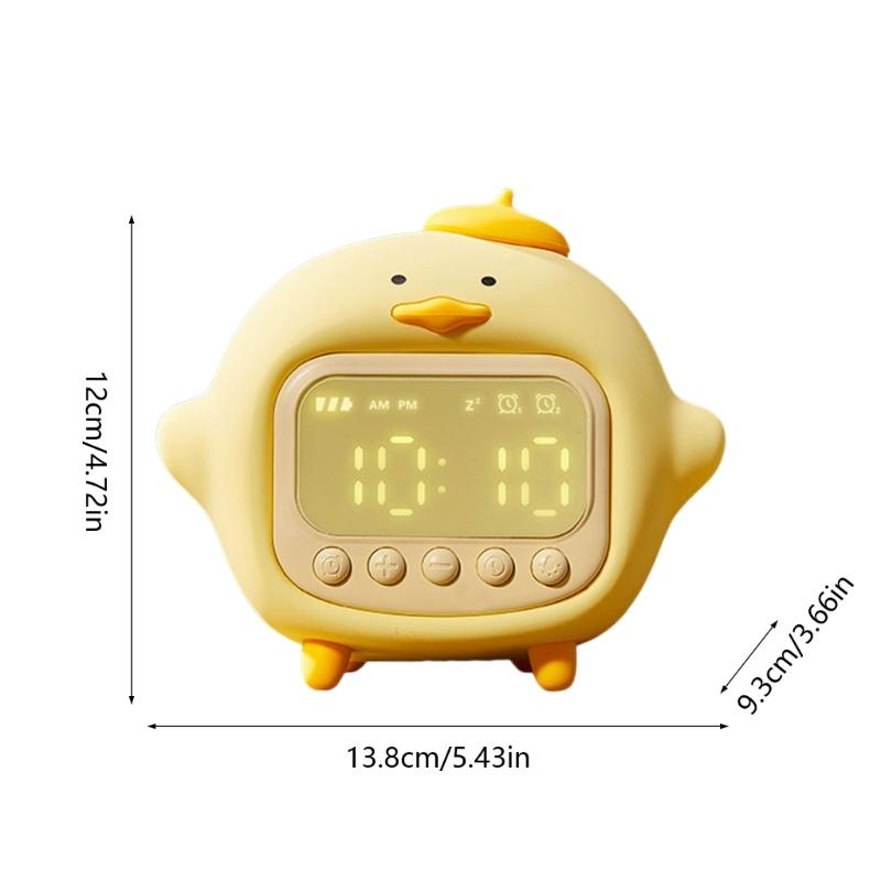 Duck Alarm Clock,Ok to Wake Clock Alarm Clock with Night Light for Kids Bedsides Alarm Clocks Birthday Gift Boys Girls