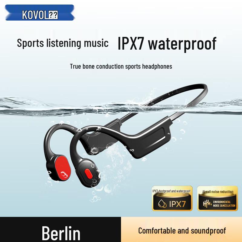 Kewo Professional Bone Conduction Sports Bluetooth Headphones