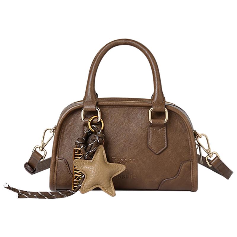 TUCANO Women s 2026 Leather Bowling Pillow Bag Small