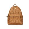 Stark Studded Side Buckle Monogram Napa Leather Trim Backpack Unisex Backpack Brown Cognac MMKAAVE09CO001