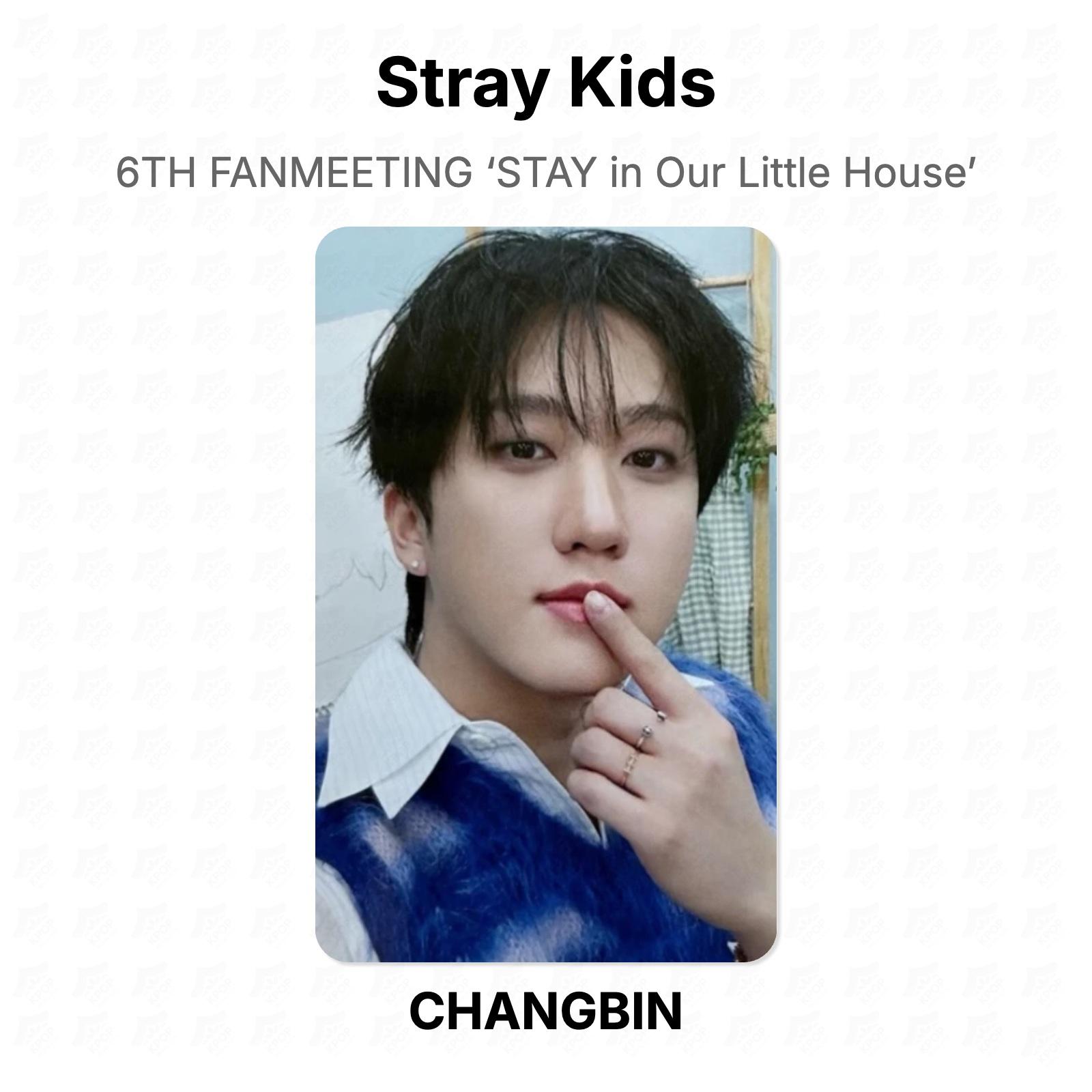 Официальная фотокарточка 6-го фанмитинга Stray Kids ‘STAY in Our Little House’ CHANGBIN