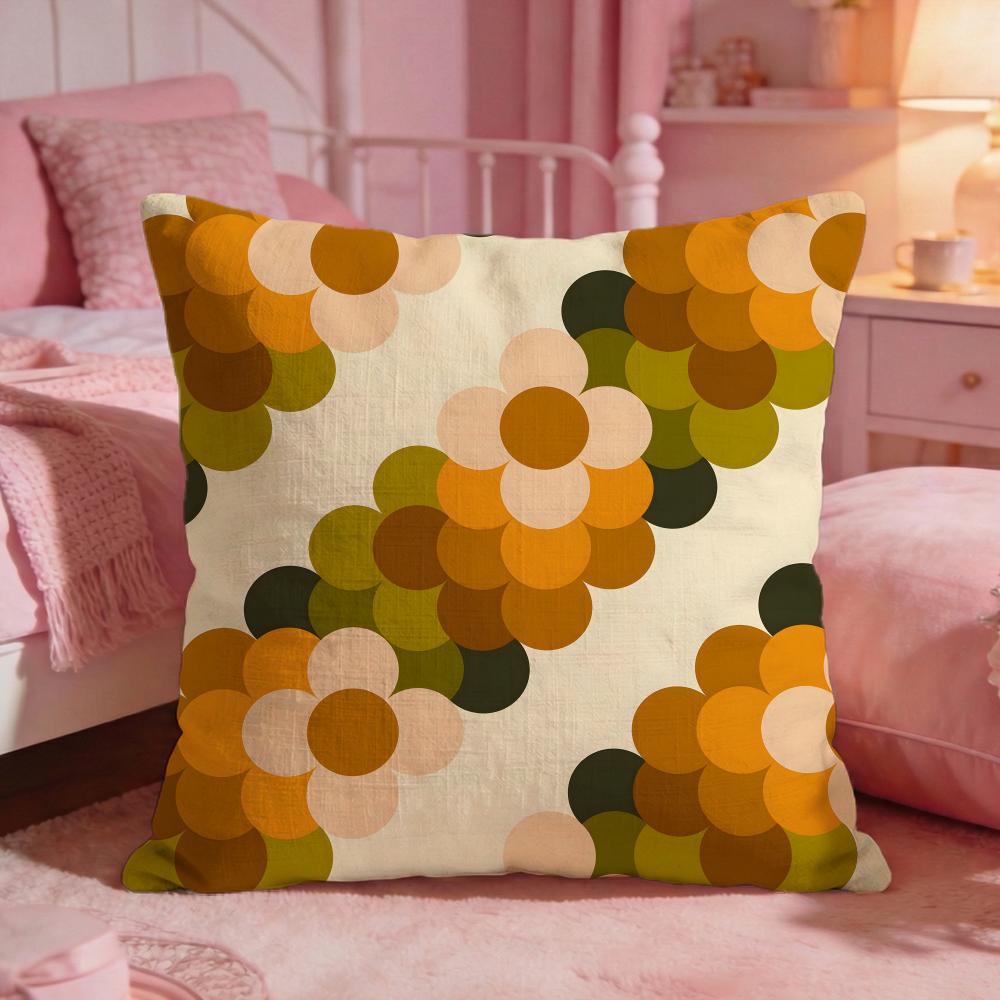 Federa Cuscino Estetica OOrla Kiely Comfort Premium Reversibile Design Due in Uno Per Qualsiasi Stanza Interno Auto