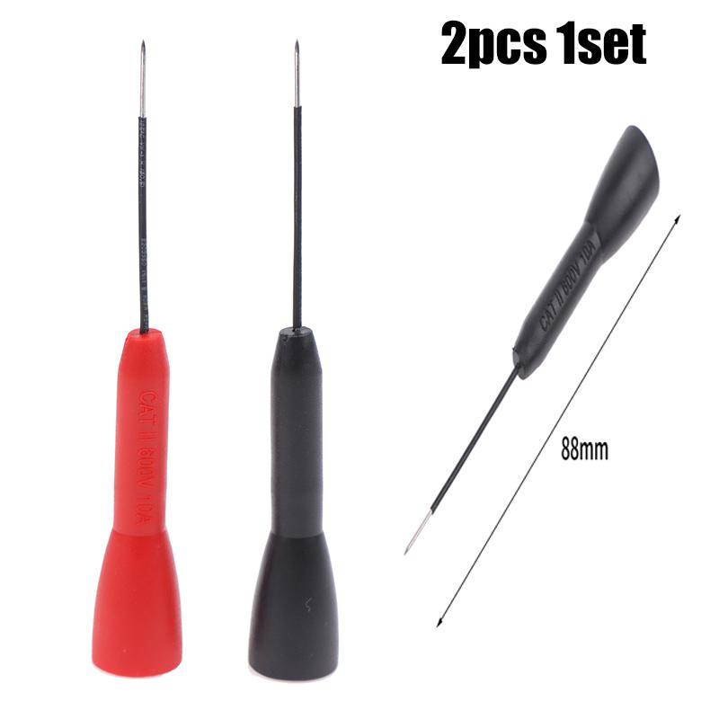 1 Pair Non-destructive Multimeter Test Needles 0.7MM Flexible Extension Replacement Probe Multimeter Test Probes Auto Tools