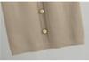 European & American Fragrance-Style Cardigan Sweater & Pencil Skirt Knitwear Set for Women - Spring & Autumn