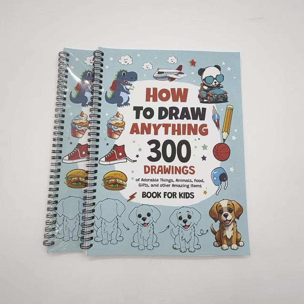 Learn To Draw 300 Cute Animals, Food & Creative Patterns: A Cross-Border Guide