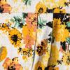Men's Casual Stand Up Collar Abstract Painting Floral Print Shirt Summer New Short Sleeved Slim Fit Versatile Shirt