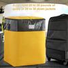 Große Umzugstaschen Strapazierfähige Heavy-Duty Aufbewahrungstasche für Kleidung mit Reißverschlüssen Tragegriffen College-Wohnheim-Essentials Tasche Organizer