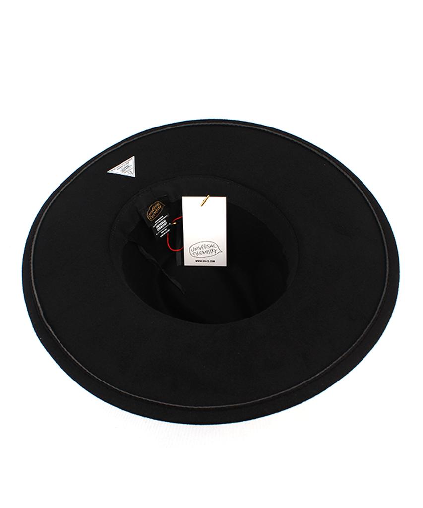 Yunibeosyeolkemiseuteuli Hard Wool Black Fedora
