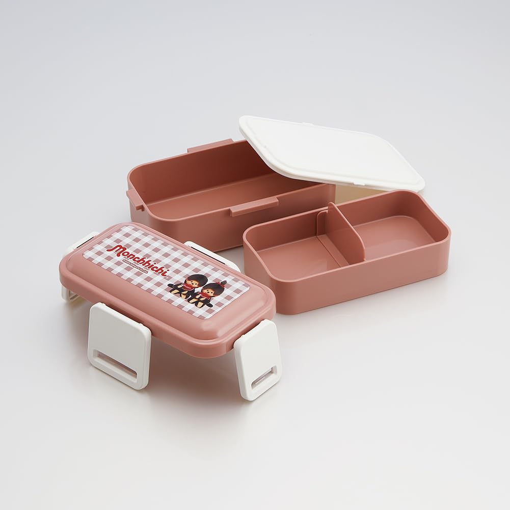Skater Bento Softly Dishwasher and Microwave Made in Monchhichi Box, Filled, 2-Tier, 600ml, Safe, Japan, Design, PFLW4-A