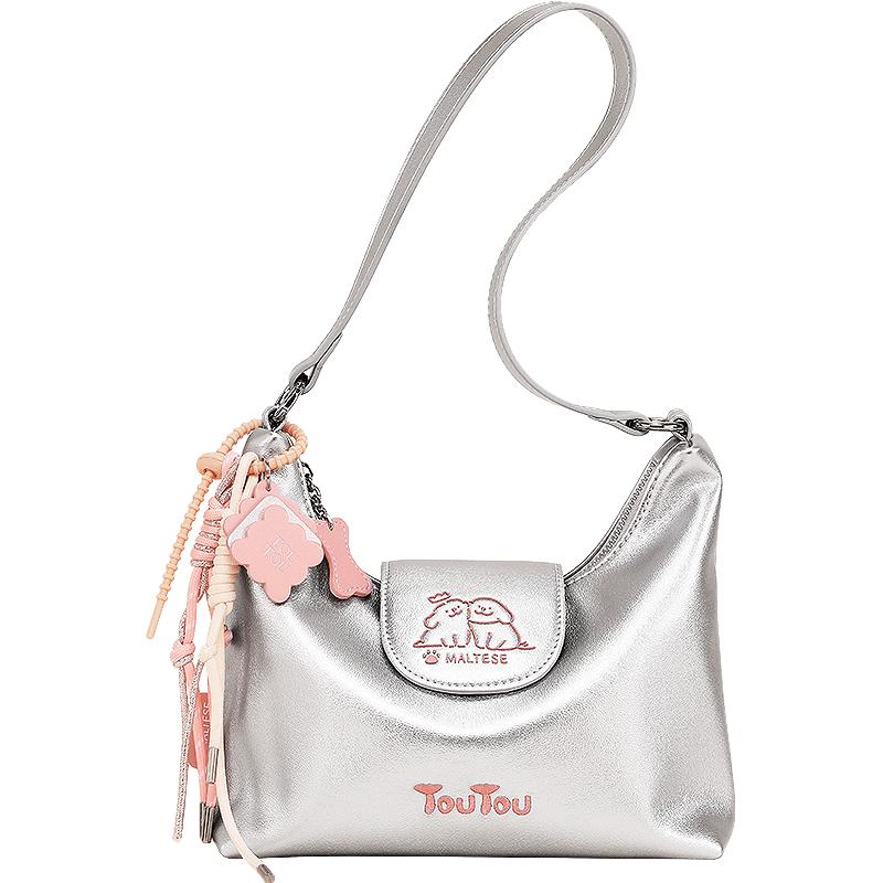 Toutou Cartoon Line Dog Women s Shoulder Bag Small Line Dog Shoulder Bag