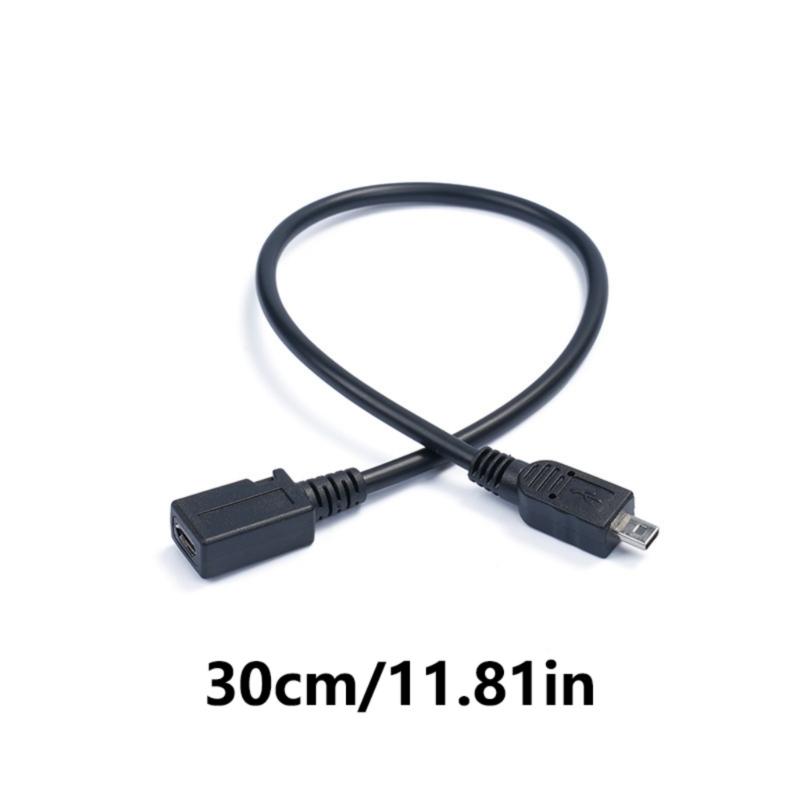 Micro5p USB auf Mini USB 8Pin Adapterkabel für nahtlose Datenübertragung und Geräteaufladung Kabel 30cm/11.81inch