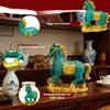 Attractive Resin Piggy Banks With Money Saving Function And Auspiciously Meaning 21cm Size Lucky Horse Money Box Holders
