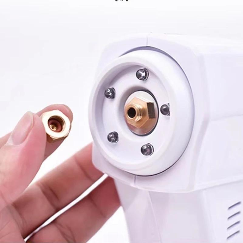 Barber Nano Blue Light Sprayer Negative Ion Electric Steam Spray Disinfection Gun Atomizer Tools For Salon Perm Hydration Care