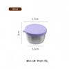 Portable Stainless Steel Sauce Cup with Leak-Proof Silicone Lid - Ideal for Outdoor Salads