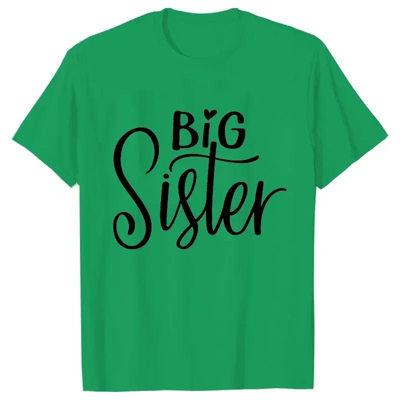 Kurzarm Mode Damen T-Shirt Große Mittlere Schwester Passende T-Shirts Damen Lässiges Oberteil T-Shirts Cartoon Grafik T-Shirts