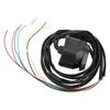 7 Pin Trailer Socket Wiring Kit with 1.5m Cable Towing Socket Wiring Harness for Commercial Vehicles Semi Trailer