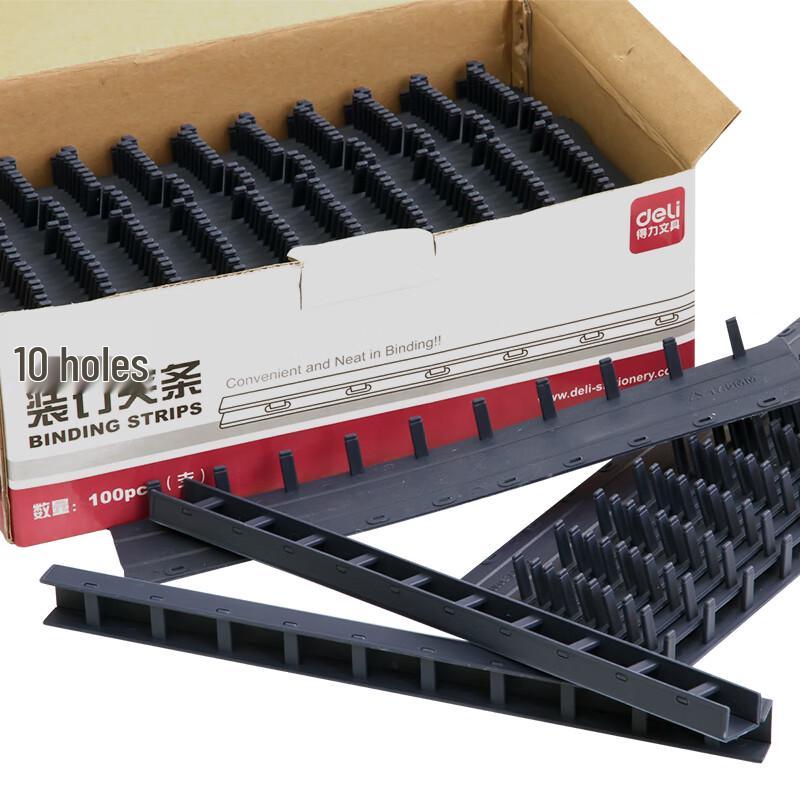 Deli 10-Hole Comb Binding Strips