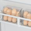 Holdbar Clear Prevent Mess Tykk Kjøleskapsdør Egg Organizer Kjøleskapstilbehør Egg Oppbevaringsbeholder