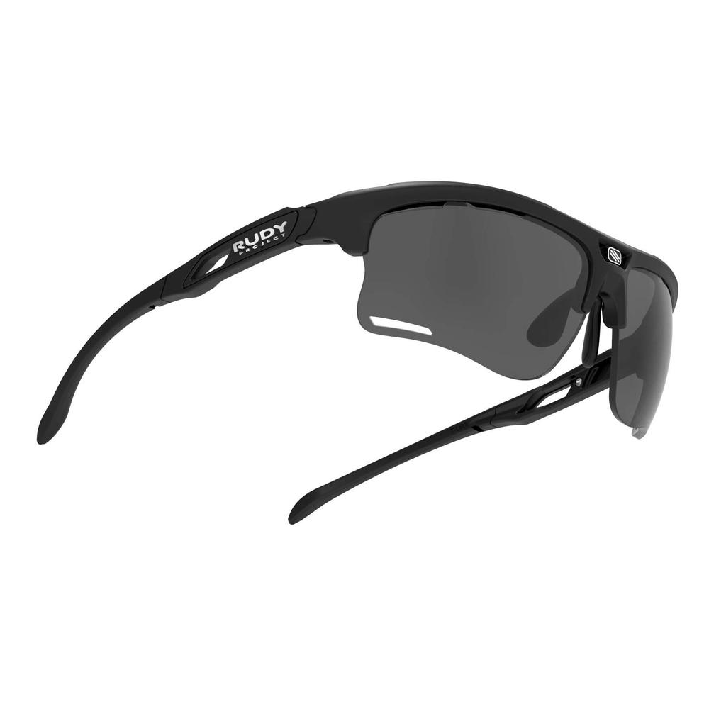 RUDY PROJECT KEYBLADE Sports Sunglasses for Road and Black Matte Frame with Polar 3FX Gray Laser Lenses Bikes, Cycling, Marathons, Jogging,