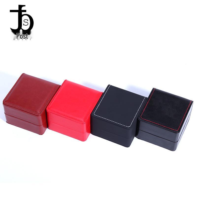 Frosted PU Flip-Top Watch and Jewelry Storage Box