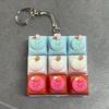 9 Keys Keyboard Fidget Keychain Keyboard Clicker Mechanical Keyboard Keyring Stress Relief Toys Gift For Girlfriend