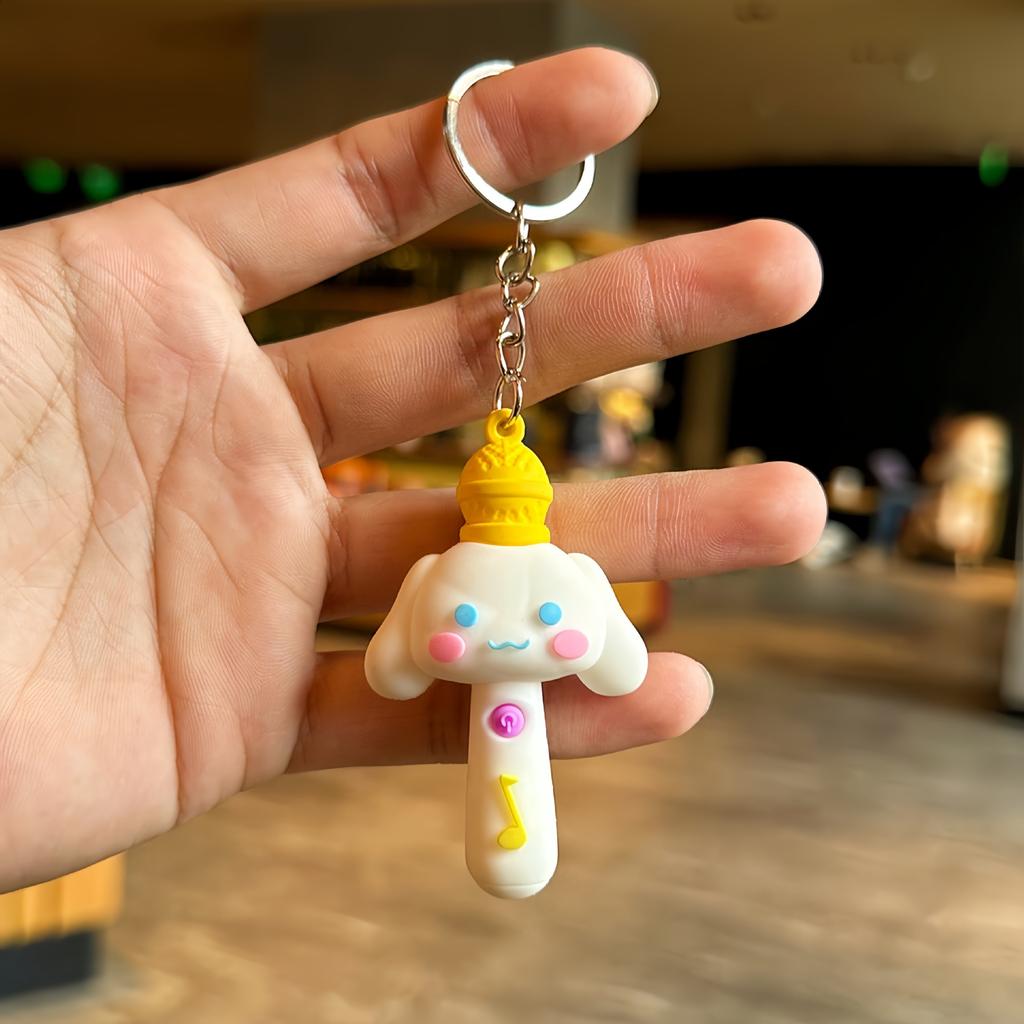 Cartoon Cute Guitar Key Chain Car Key Chain School Bag Pendant Accessories Event Small Gifts
