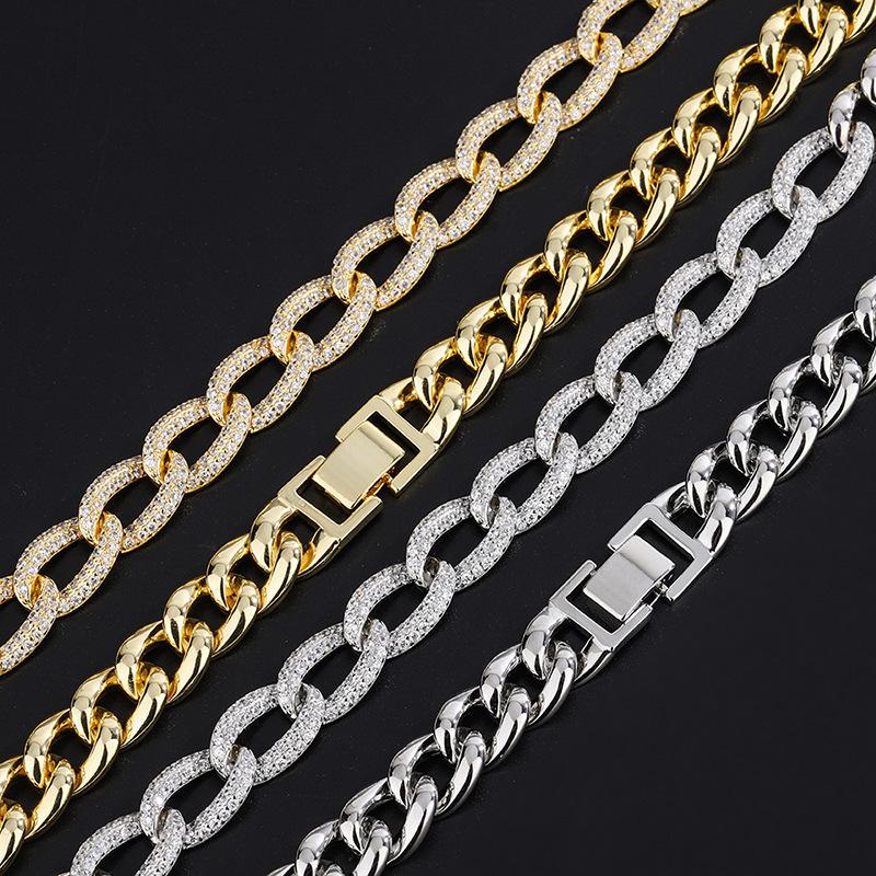 Simple Rough Necklace, Hip Hop, Customizable Jewelry Punk Geometric Bracelet Necklace Set