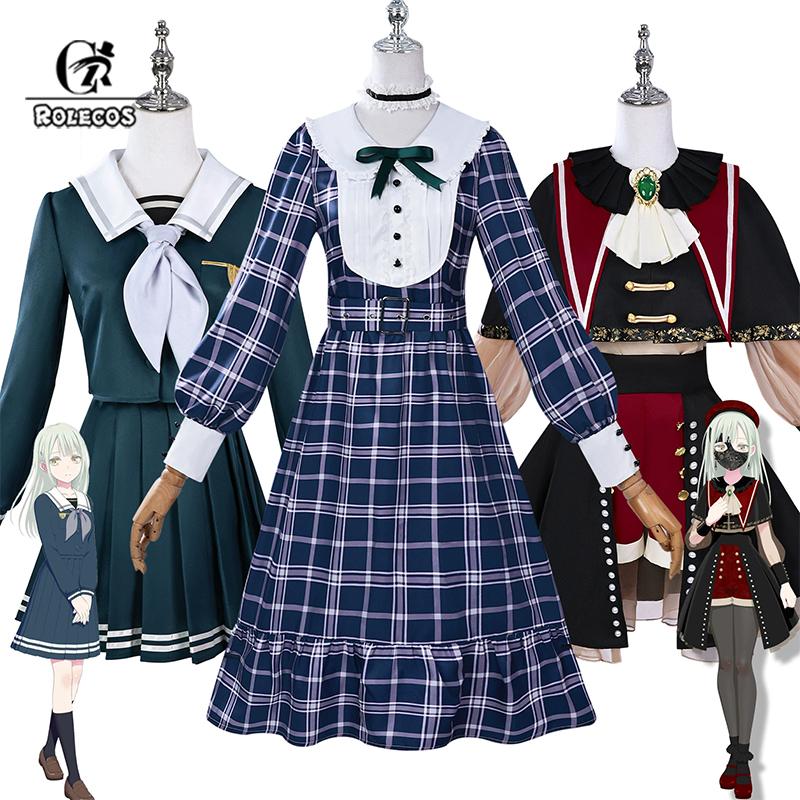 Bang Dream! Ave Mujica Wakaba Mutsumi Cosplay Costume Anime Mortis  Women Jk Uniform Halloween Suit