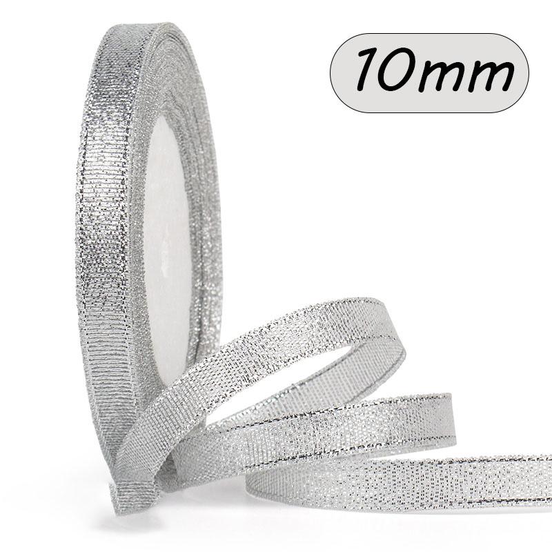 25Yards Natural Satin Ribbons Crafts Sewing Party Wedding Gold Ribbon Gift Wrap Bow DIY Organza Ribbon Christmas Home Decoration