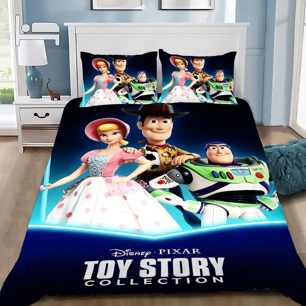 3D-Druck Toy Storys Buzz Lightyear Bettwäsche-Set für Mädchen und Erwachsene Einzelbett Twin Queen-Size Bettbezug Kissenbezug Bettwäsche