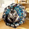 Wonderland Easter Bunny  Umbrella 8-Frame for Travel, camping, Casual Lightweight Portable Umbrella, Essential for every family Holidays Gift