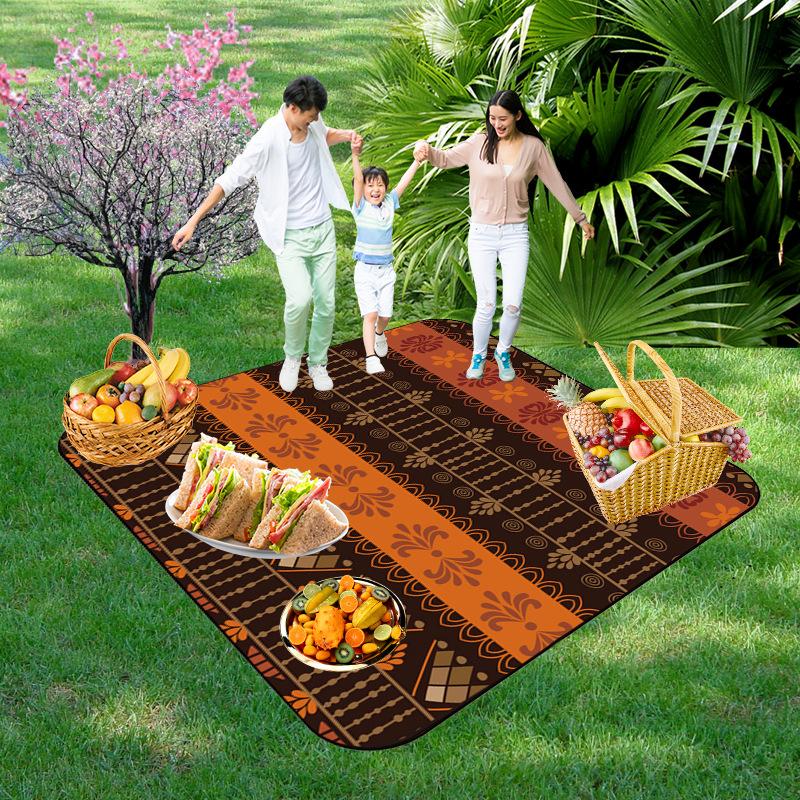 Picnic Blankets Extra Large, Waterproof Foldable Outdoor Beach Blanket,3-Layer Picnic Mat for Camping, Hiking, Travel, Park, Concerts
