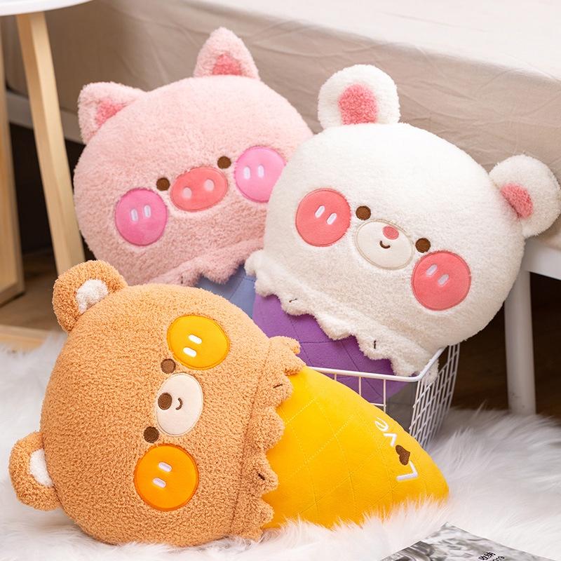 Sweet Dream Ice Cream Plush Pillow For Girls