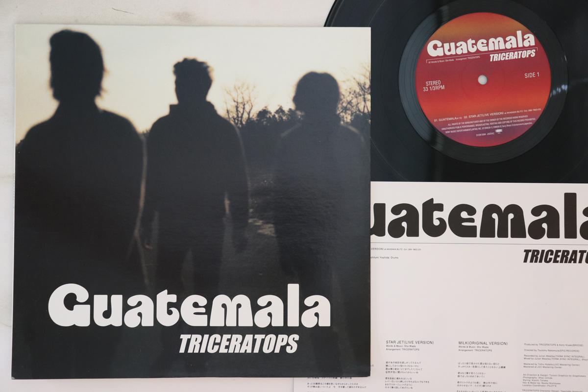

10inch Record TRICERATOPS Guatemala SYUM0094 EPIC 1999 Japan Japanese PopRock Used